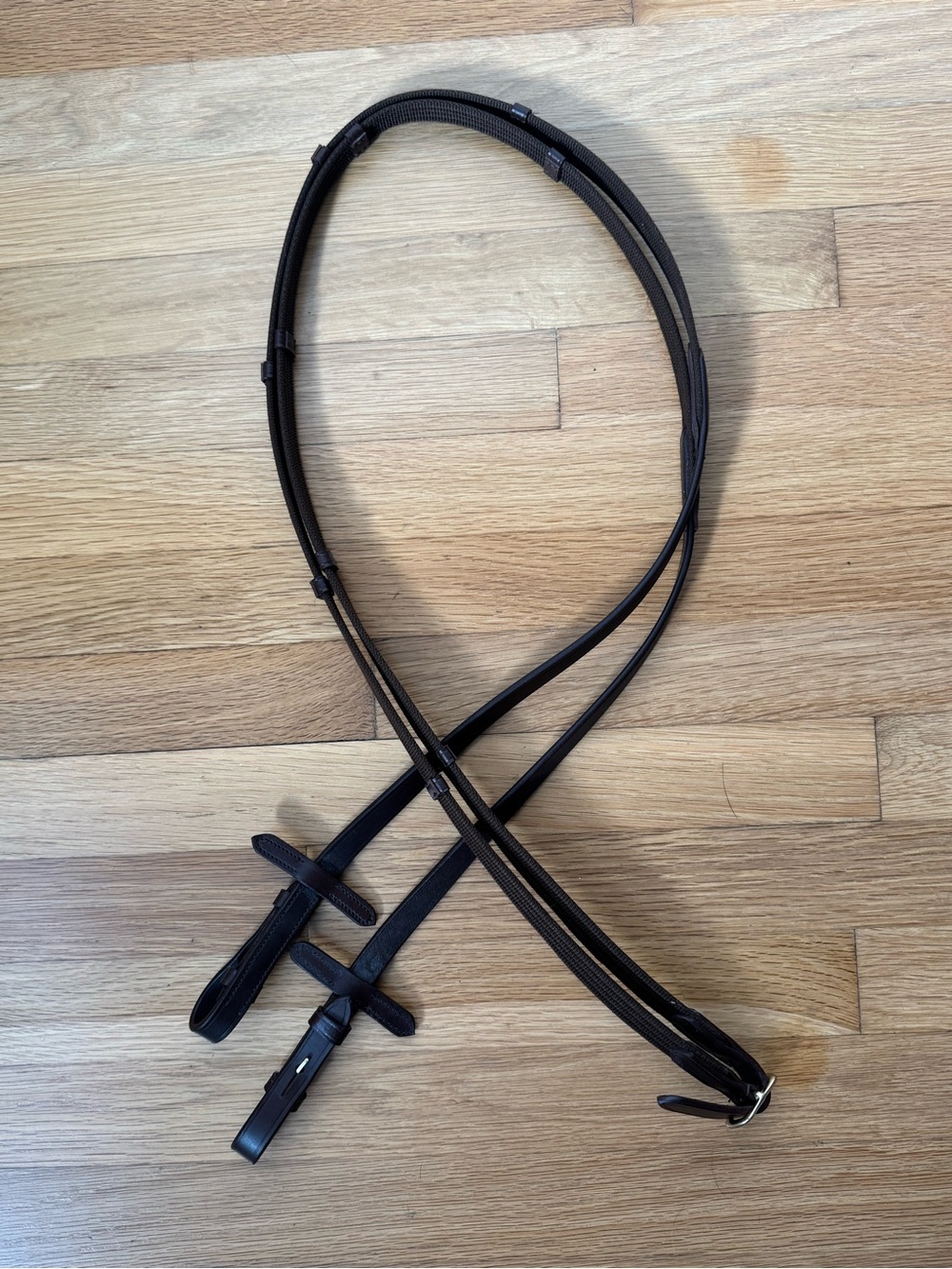 Amiko Brown Webbed Reins
